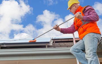 Camps End soft wash roof cleaning